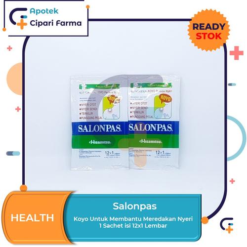 Jual Salonpas Koyo Pereda Nyeri Otot Nyeri Sendi Sakit Kepala Dll Kab Tangerang Apotek Cipari Farma Tokopedia