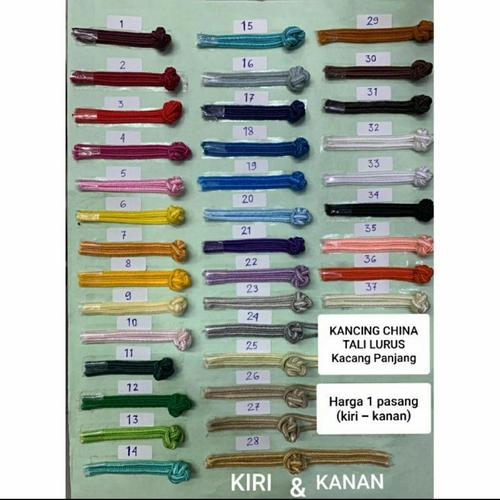 Foto Produk KANCING BAJU SHANGHAI CHINA CIANG IE CANGI CHEONGSHAM IMLEK TALI LURUS dari Pusat alat jahit dan kerajinan tangan