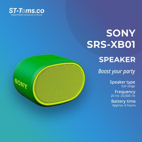 Foto Produk SONY Extra Bass Portable Bluetooth Speaker SRS-XB01 / SRS-XB 01 -Green dari ST-Toms.co