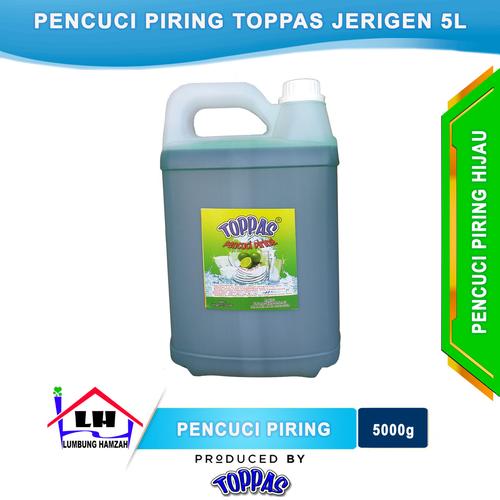 Foto Produk Pencuci Piring Lime 5 L TOPPAS Mutu TOP Harga PAS Instant/Sameday dari Toko Sabun Hamzah