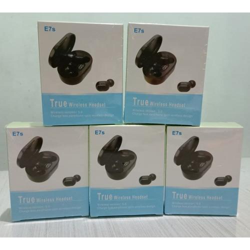 Jual Earphone TWS E7S Bluetooth 5.0 wireless black - Kab. Bandung -  caprimoon | Tokopedia