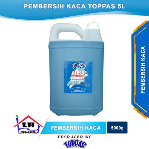 Foto Produk Pembersih Kaca 5 L TOPPAS Mutu Top Harga Pas Instant/Sameday dari Toko Sabun Hamzah