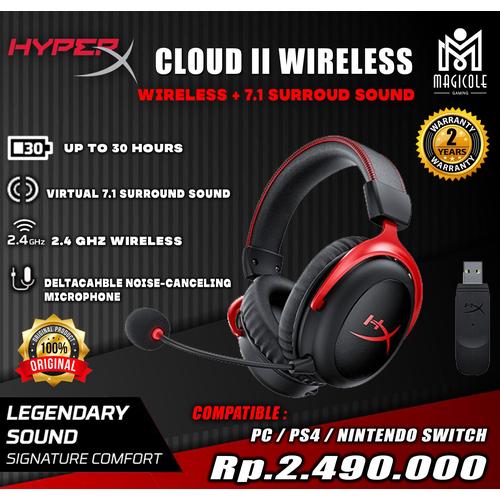 Jual HyperX Cloud 2 Wireless 7.1 Gaming 