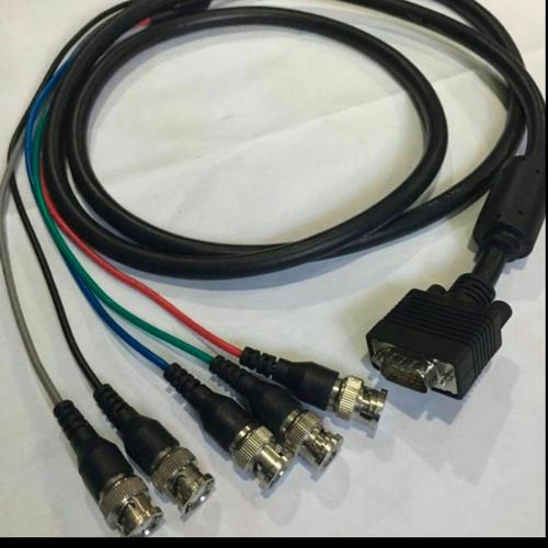Jual Kabel VGA to 5 BNC 1,5m Rgb hp 