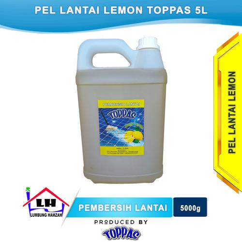 Foto Produk Pembersih Lantai Lemon 5 L TOPPAS Mutu TOP Harga PAS Instant/Sameday dari Toko Sabun Hamzah