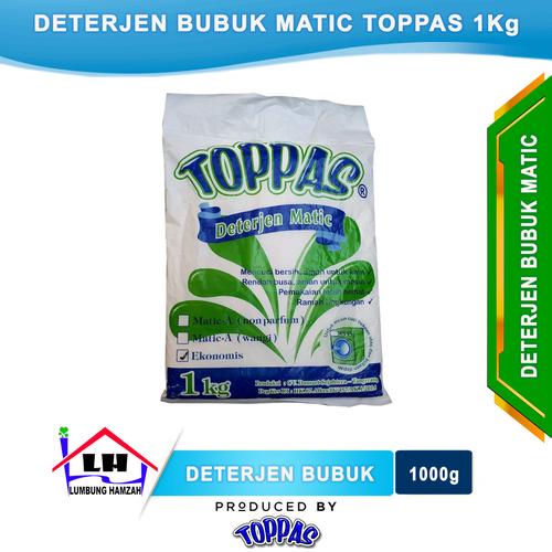 Foto Produk Deterjen Bubuk Matic 1 Kilo TOPPAS Mutu TOP Harga PAS dari Toko Sabun Hamzah