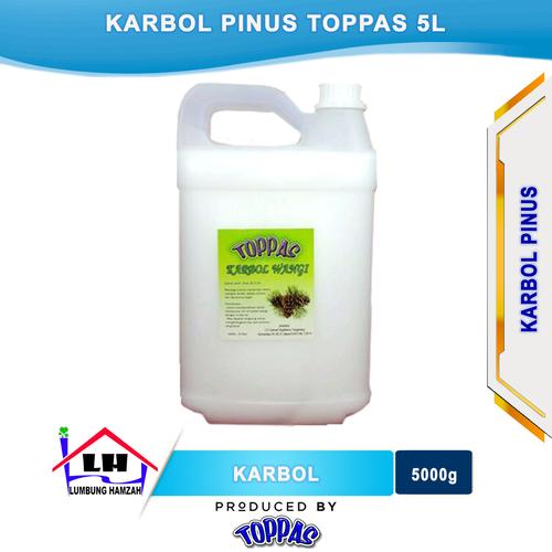 Foto Produk Karbol Pine 5 L TOPPAS Mutu TOP Harga PAS Instant/Sameday dari Toko Sabun Hamzah