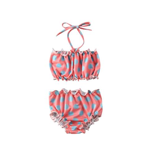 Foto Produk Dotty Bikini Swimwear / Baju Renang Bayi - Merah Muda, 18-24 Bulan dari Abby Baby