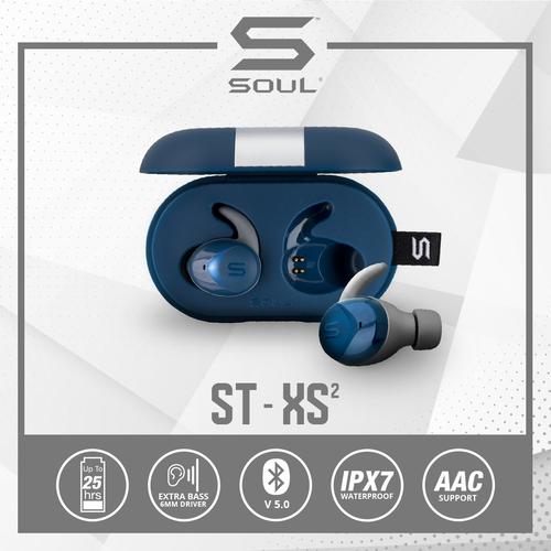 Foto Produk SOUL ST-XS2 High Performance Earphones Headset with Bluetooth - Biru dari Soul official