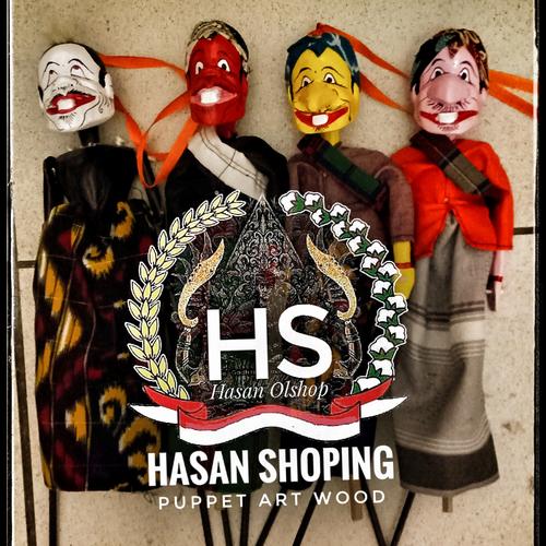 Foto Produk wayang golek cepot, dawala, gareng, semar mini dari hasan shoping