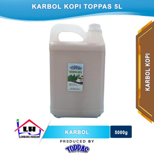 Foto Produk Karbol Kopi 5 L TOPPAS Mutu TOP Harga PAS Instant/Sameday dari Toko Sabun Hamzah