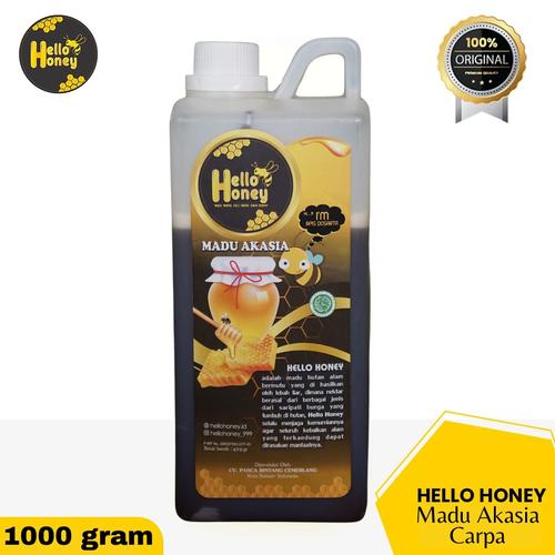 Foto Produk HelloHoney Madu AKASIA Hutan Asli ( Manis 1KG ) 100% dari Panca Bintang Cemerlang