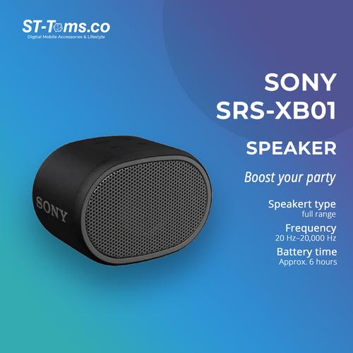 Foto Produk SONY Extra Bass Portable Bluetooth Speaker SRS-XB01 / SRS-XB 01 -Black dari ST-Toms.co