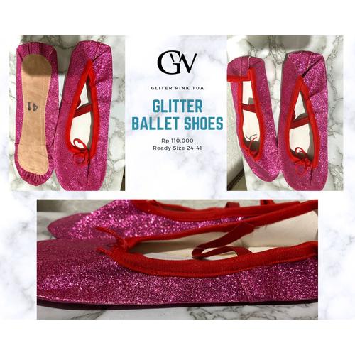 Jual Glitter Ballet Shoes/Sepatu Ballet 