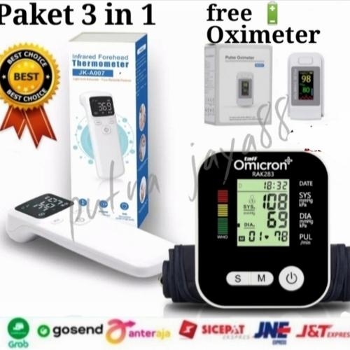 Foto Produk Paket Thermometer Oximeter Tensimeter alat pengukur kesehatan dari Putra Jaya88