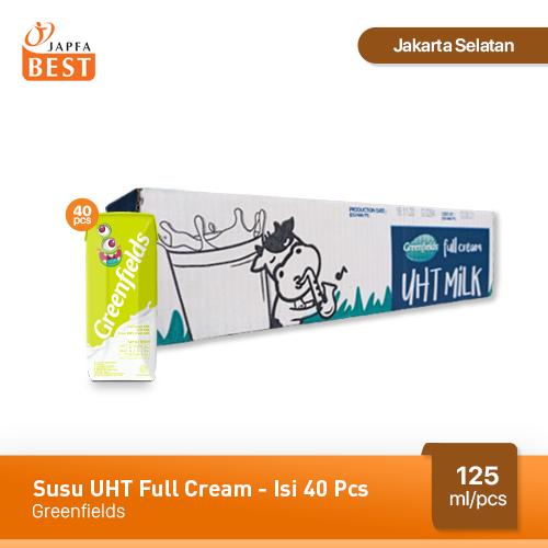 Foto Produk Susu Greenfields UHT Full Cream 125 ml - Isi 40 pcs dari Japfa Best Jakarta