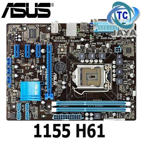Foto Produk Motherboard Mainboard Mobo Intel LGA 1155 H61 Onboard ASUS dari tech comp jaya