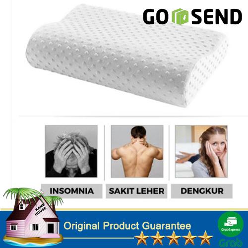 Foto Produk Bantal Tidur Kesehatan Leher Dengkur Memory Foam Pillow Cervical Neck dari Kame House Store