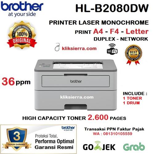 Jual BROTHER HL-B2080DW Printer Single 