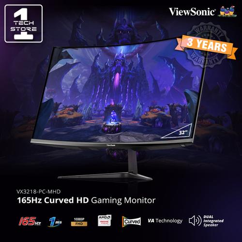 Foto Produk Monitor LED Viewsonic VX3218PC MHD 32" Curved 1080p 165Hz 1ms HDMI DP dari tokoJBC