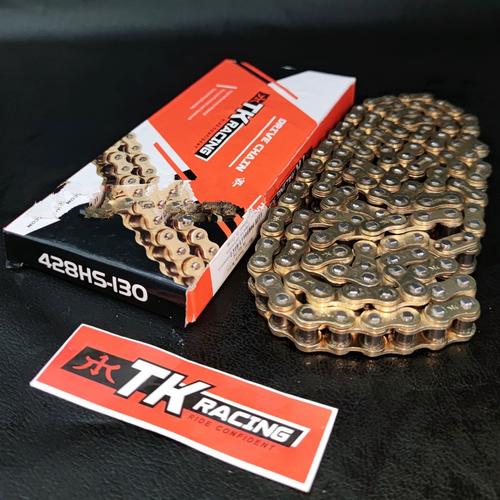 Gambar Rantai Rante TK RACING 428 HS - 130 140 Gold Original no sss extreme - 428 - 140 dari SerbaDotCom Kota Surabaya Tokopedia