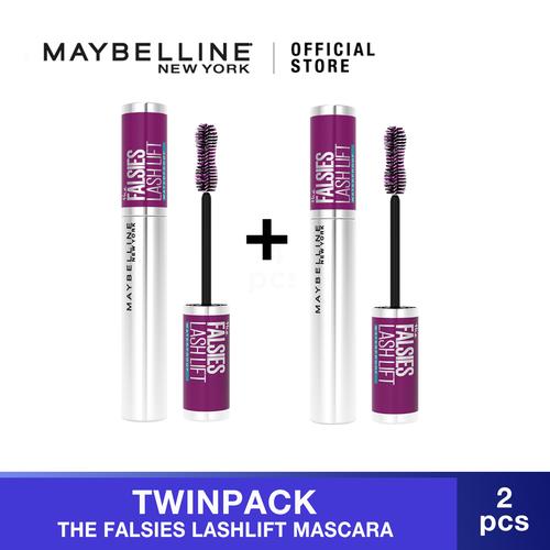 Foto Produk Maybelline The Falsies Lash Lift Very Black Mascara Twinpack dari Maybelline Official Shop