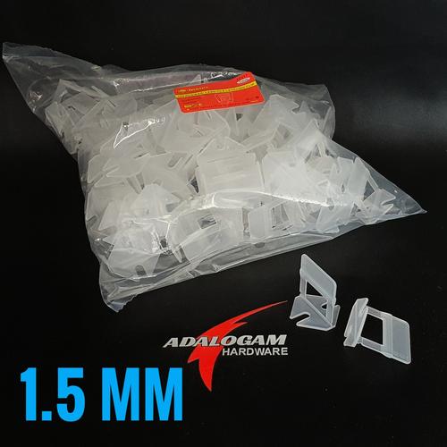 Gambar Clip Klip Wedge Tile Nat Spacer Leveling - Alat Perata Keramik Granit - Clip 1.5 MM dari adalogam Kab. Bandung Tokopedia