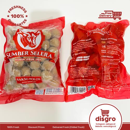 Foto Produk Bakso Sumber selera bakso polos isi 50pcs baso sapi SS dari DISGRO
