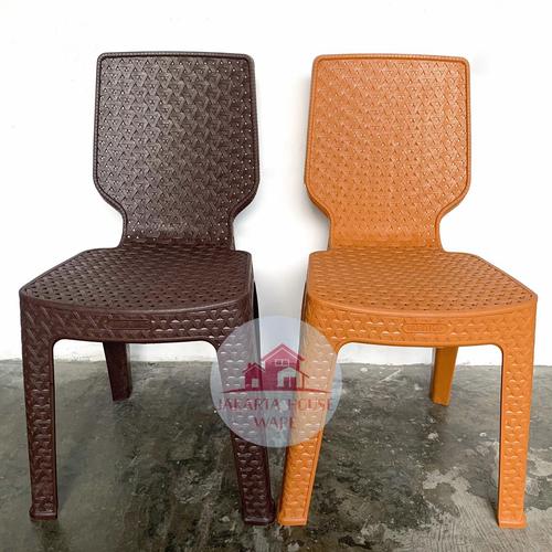 Foto Produk Kursi Sender Plastik Motif Rotan - Coklat Muda dari JakartaHouseWare