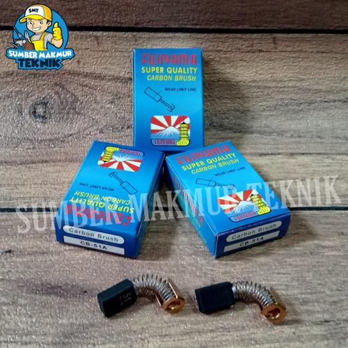 Foto Produk Carbon Brush CB Kul Spul Arang Fujiyama 51 CB51 CB-51A dari Sumber Makmur Teknik