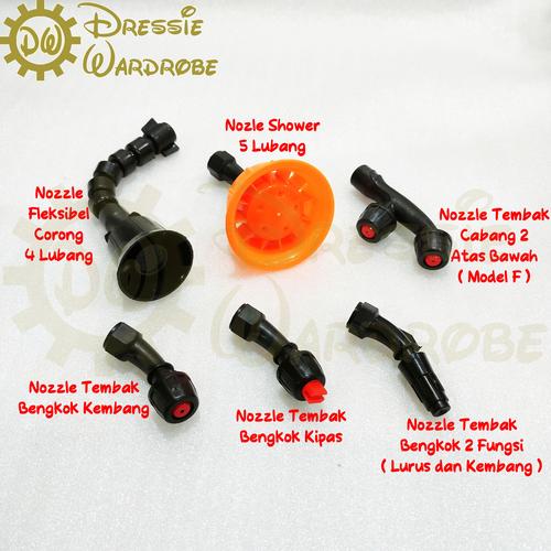Jual Paket 6 Jenis Nozzle Pompa Hama Sprayer Elektrik - Plastik - Kota ...
