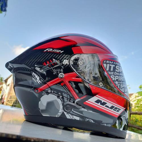 Jual Helm NJS ZX-1 Rush Red - Kab 