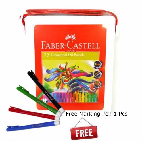 Foto Produk Crayon 72 Warna Faber Castell / Hexagonal Oil Pastel Faber Castell 72 dari YOUSTATIONERY