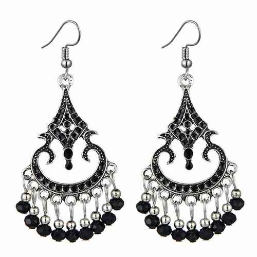 Foto Produk Anting Tassel Bohemia Hooks Korea Hijab Rumbai India Tusuk Boho India dari Latte House