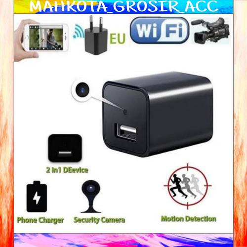 Foto Produk New Spy Camera Wifi Usb Charger Terbaru Full HD 1080P dari Mahkota Grosir Acc