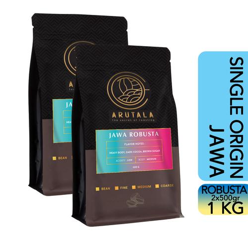 Foto Produk ARUTALA Kopi Jawa Robusta Java Coffee 1KG - Medium dari Arutala Online Co.