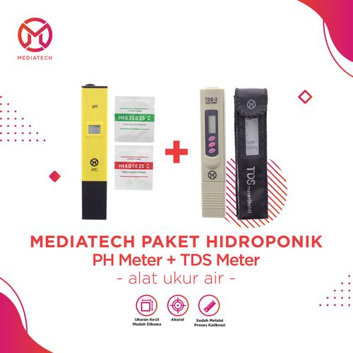 Foto Produk Paket Mediatech Digital PH Meter Dan TDS Meter Alat Ukur Pada AIR dari Mediatech Official Store
