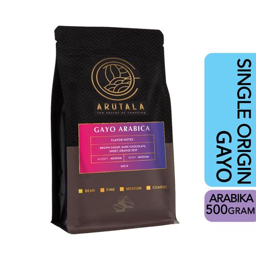 Foto Produk ARUTALA Kopi Gayo Takengon Arabika Arabica Coffee 500 Gram - Giling Kasar dari Arutala Online Co.