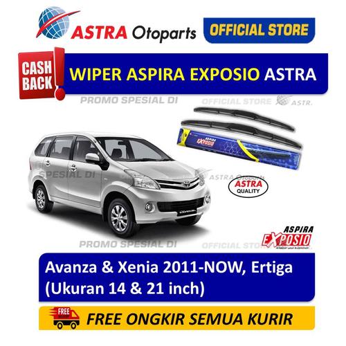 Foto Produk Wiper Blade Hybrid Graphite ASPIRA EXPOSIO: Avanza, Xenia, Ertiga dari Astra Otoparts