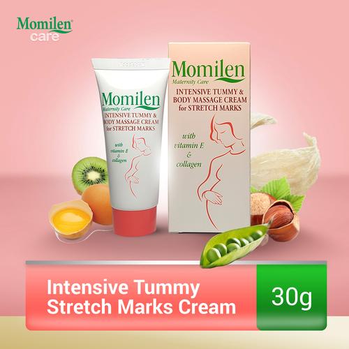 Gambar MOMILEN Stretch Mark Cream 30gr / Intensive Tummy / Penghilang Selulit dari Momilen Care Jakarta Selatan Tokopedia