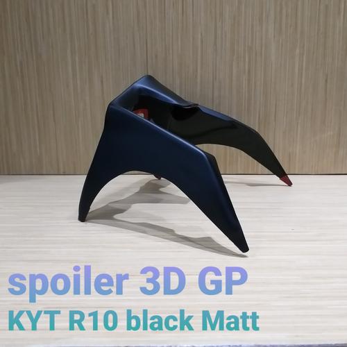 Foto Produk spoiler KYT R10 3D black dof dari TOKO HELM BOGOR