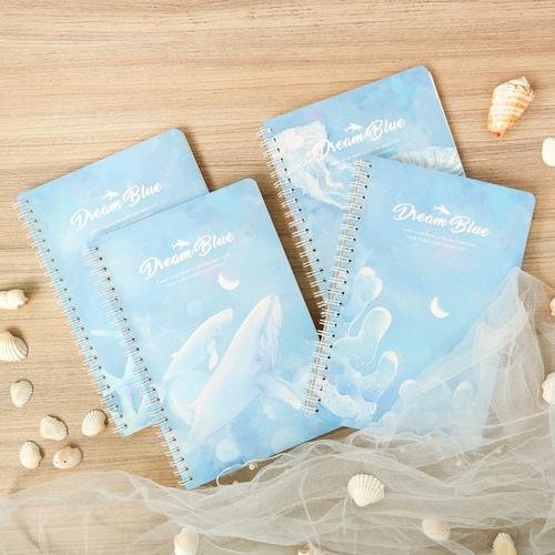Foto Produk Dream Blue Spiral Ruled Notebook A5 dari Pinkabulous