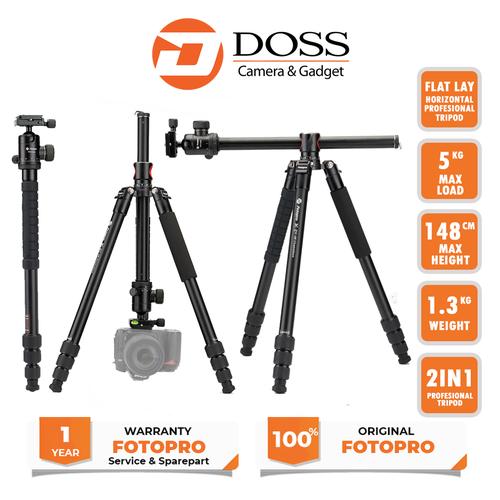 Foto Produk Fotopro Xgo Hr Chameleon Tripod Horizontal Professional Flatlay 2 in 1 dari DOSS
