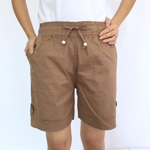 Foto Produk CELANA SANTAI WANITA / CELANA PENDEK WANITA / CELANA KATUN STRETCH - coksu, M dari Find Your Fit