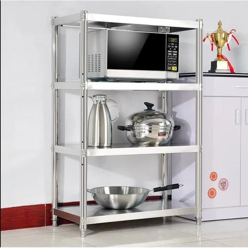 Gambar Rak Dapur Stainless Steel 4 Susun Rak Portable Rak Serbaguna Stainless dari Zakka Store Jakarta Barat Tokopedia