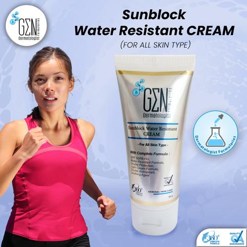 Foto Produk Sunblock Water Resistant Cream ( For All Skin Type ) dari GEN Official Store