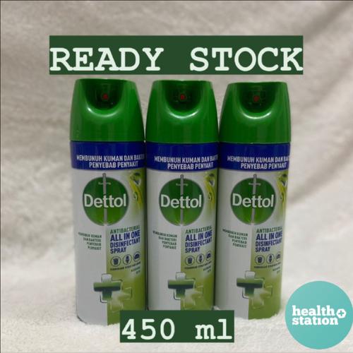 Foto Produk READY STOCK DETTOL SPRAY DISINFECTANT 450 ML - Dettol Hijau dari healthstation
