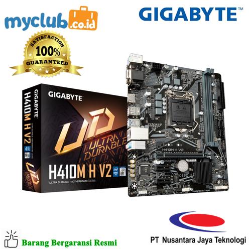 Foto Produk Gigabyte Motherboard H410M-H V2 LGA1200 Micro ATX 2 x DDR4 dari Myclub