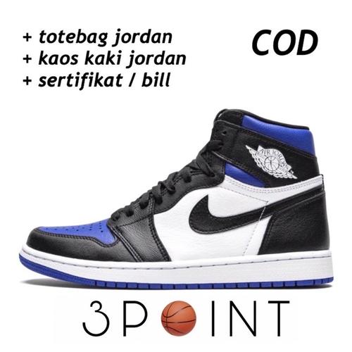 High Retro Royal Toe Black Blue White 