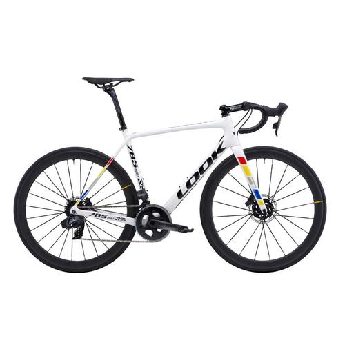 Gambar FULLBIKE ROAD ALLROUND LOOK 785 HUEZ RS DISC PROTEAM WHITE GLOSSY ETAP dari Look Cycle Indonesia Kota Tangerang Selatan Tokopedia